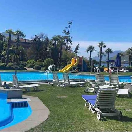 Appartamento Con Piscina E Sauna Bissone Buitenkant foto